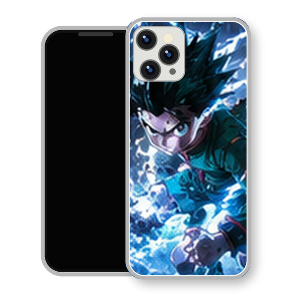 Coque iPhone 15 Gon Freecss Attaque Eclair Bleu | Manga HxH, Hunter x Hunter