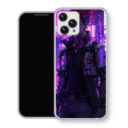 Coque iPhone 15 Hisoka Ruelle Neon Violette | Manga HxH, Hunter x Hunter - coque Hisoka manga pour iPhone 15