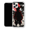 Coque iPhone 15 Tanjiro Kamado Silhouette Soleil Noir Blanc | Manga Demon Slayer - coque Tanjiro Kamado manga pour iPhone 15