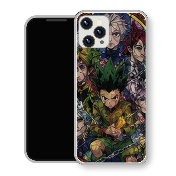 Coque iPhone 15 Personnages HxH Vitrail HxH | Manga HxH, Hunter x Hunter - coque Personnages HxH manga pour iPhone 15