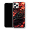 Coque iPhone 15 Tanjiro Kamado Tourbillon Feu Rouge | Manga Demon Slayer - coque Tanjiro Kamado manga pour iPhone 15