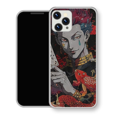 Coque iPhone 15 Hisoka Carte Koi Japonais | Manga HxH, Hunter x Hunter - coque Hisoka manga pour iPhone 15