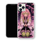 Coque iPhone 15 Mitsuri Kanroji Assis Arche Rose | Manga Demon Slayer - coque Mitsuri Kanroji manga pour iPhone 15