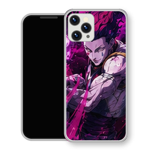 Coque iPhone 15 Hisoka Attaque Griffes Magenta | Manga HxH, Hunter x Hunter - coque Hisoka manga pour iPhone 15