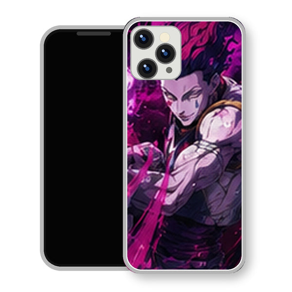 Coque iPhone 15 Hisoka Attaque Griffes Magenta | Manga HxH, Hunter x Hunter - coque Hisoka manga pour iPhone 15