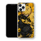 Coque iPhone 15 Zenitsu Agatsuma Encre Jaune Combat | Manga Demon Slayer - coque Zenitsu Agatsuma manga pour iPhone 15