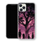 Coque iPhone 15 Personnages HxH Silhouettes Arbre Rose | Manga HxH, Hunter x Hunter - coque Personnages HxH manga pour iPhone 15
