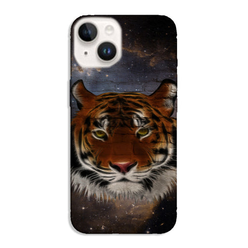 Coque iPhone 15 Abstract Tiger