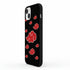 Vue de coté de la Coque téléphone Akatsuki nuages rouge Manga pour iPhone 15