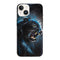 Coque iPhone 15 Black Panther, son style Paint splash de la collection animaux, protection anti-chocs pas cher pour smartphone Apple