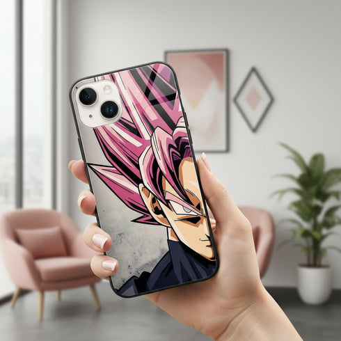 coque téléphone antichoc pas chère personnalisée Black Sangoku pour iPhone 15