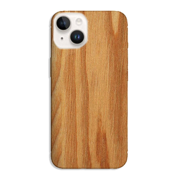 Coque iPhone 15 Bois chêne Clair