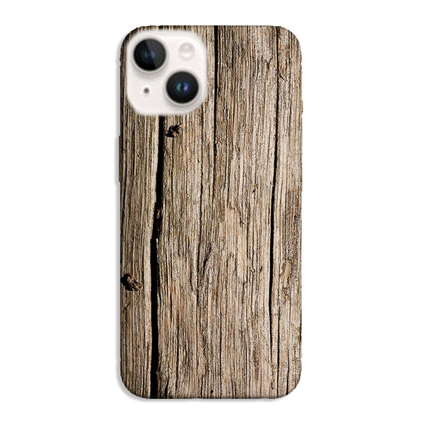 Coque iPhone 15 Déco bois flotté