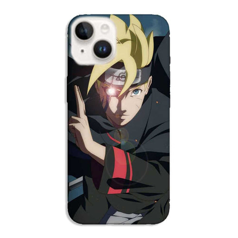 Coque iPhone 15 Boruto Jougan