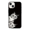 Coque iPhone 15 Coco Chat, ultra légère, impression HD sur une protection de silicone de notre collection animaux noir et blanc