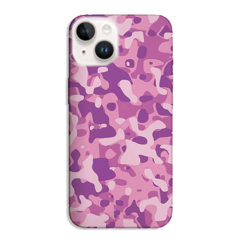 Coque pour iPhone 15 Camo Rose Army