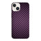 Coque iPhone 15 Texture Carbone Violet