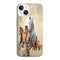Coque iPhone 15 Cheval Blanc, protection souple de notre collection animaux