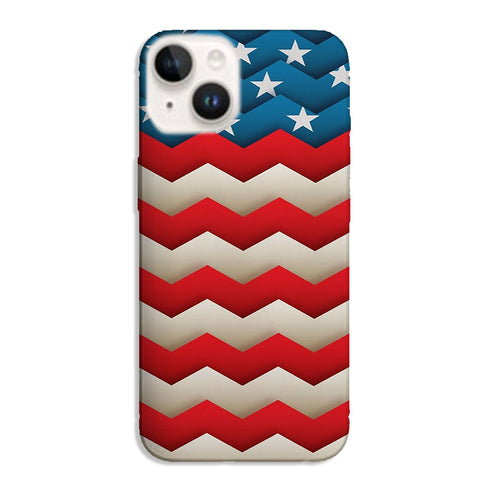 Coque pour iPhone 15 Usa Chevrons Vote