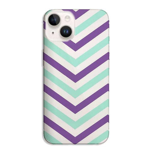 Coque pour iPhone 15 Milka Chevrons