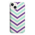 Coque pour iPhone 15 Milka Chevrons
