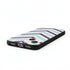 housse de téléphone chevrons colorés violet bleu milka pour iphone 15