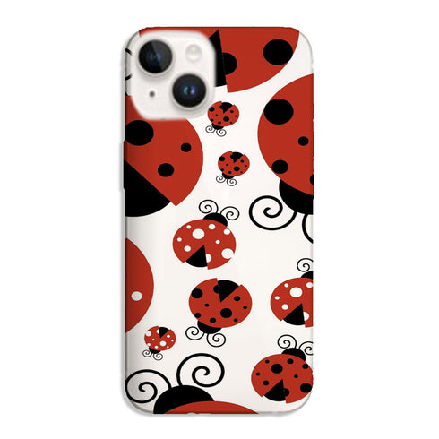 Coque iPhone 15 Coccinelle, ultra légère dans la collection animaux, son look lady birds fera sensation.