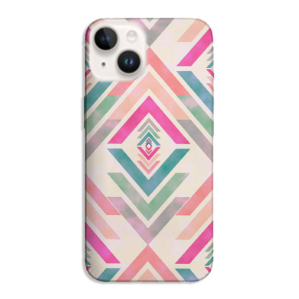 Coque pour iPhone 15 Fancy Diams azteque Rose