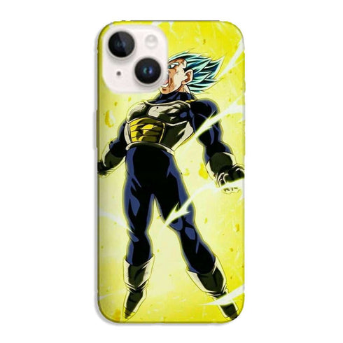 Coque iPhone 15 Dragon Ball Z Vegeta Majin Transformation