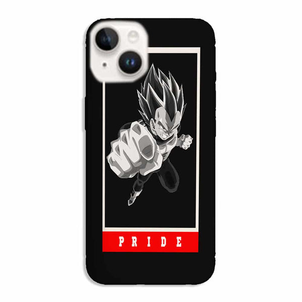 Coque iPhone 15 Dbz Vegeta Pride