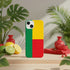 Housse mobile Apple iPhone 15 drapeau Beninois en silicone souple