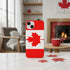 Drapeau Canadien imprimé sur une coque silicone pour iPhone 15,disponible pour tous les modèles d'iPhone 15, iPhone 15 Plus, iPhone 15 Pro, iPhone 15 Pro max