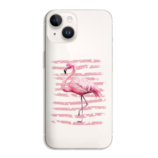 Coque iPhone 15 Flamant Rose, protection antichocs de notre collection animaux sauvages
