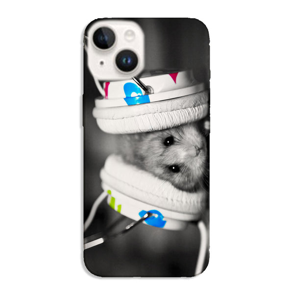 Coque iPhone 15 Funny Hamster Beat Sound, dans notre collection animaux drôles, ultra légère en silicone souple