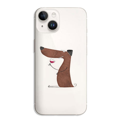 Coque iPhone 15 Funny Teckel