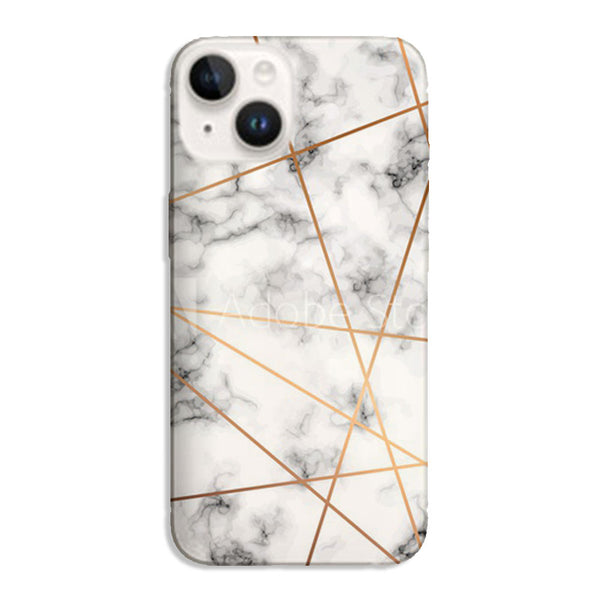 Coque iPhone 15 Love Room Marbré