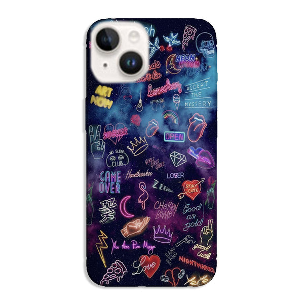 Coque pour iPhone 15 Monster Graffiti Space