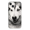 Coque iPhone 15 Husky aux Yeux Clairs, protection élégante et robuste contre les chocs.