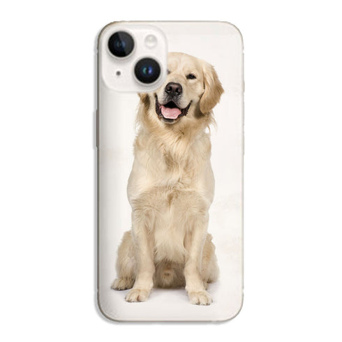 Coque iPhone 15 Labrador Golden