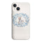 Coque iPhone 15 Lapin Fleur Bleue