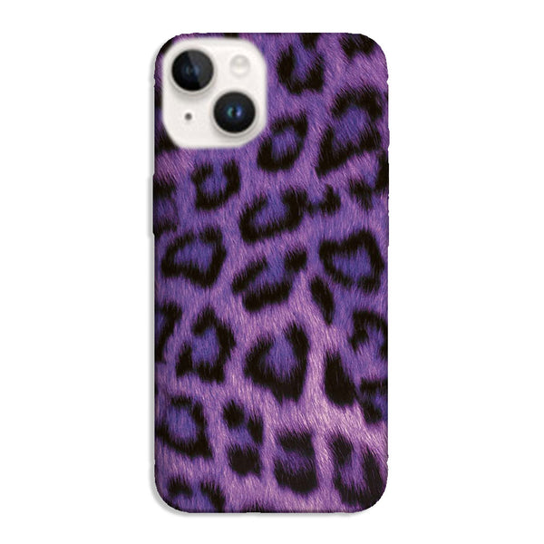 Coque iPhone 15 Améthyste Leopard