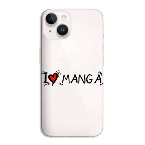 Coque iPhone 15 Love Manga
