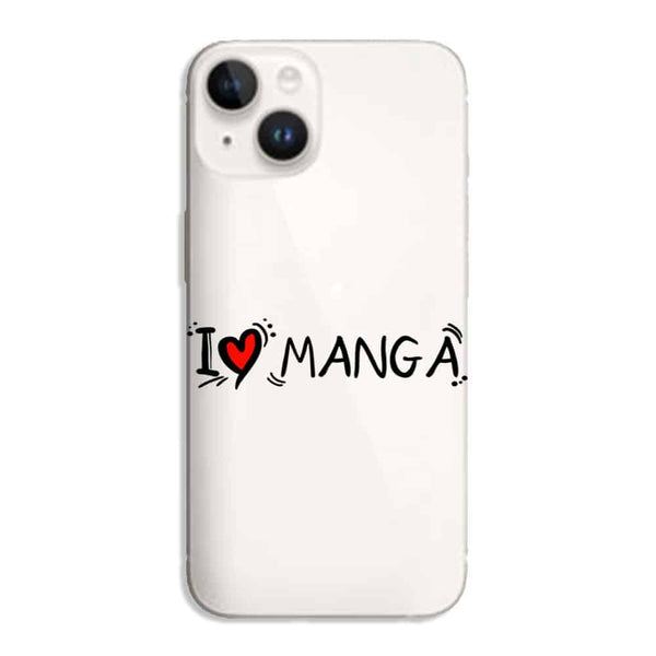 Coque iPhone 15 Love Manga