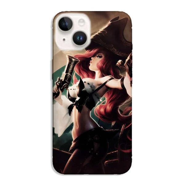 Coque iPhone 15 Manga Girl Pirate