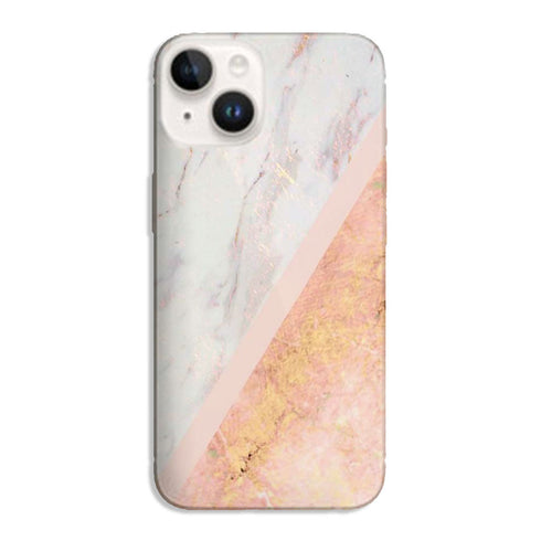 Coque iPhone 15 Marbre Rose Lutece