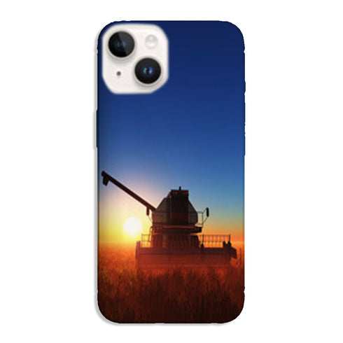 Coque pour iPhone 15 Moissonneuse Batteuse