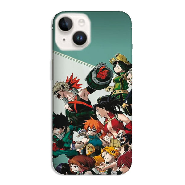 Coque iPhone 15 My Hero Academia fight adn