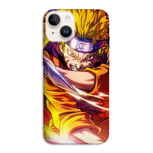 Coque iPhone 15 Naruto Influence de Kyubi