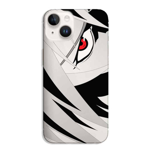 Coque iPhone 15 Naruto Kakashi Oeil Sharingan