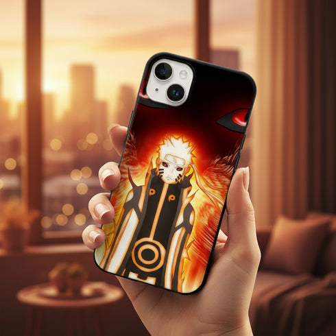 protection antichoc intégrale design Naruto pour iPhone 15